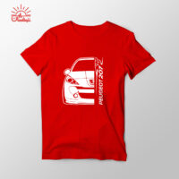 تیشرت قرمز پژو 207