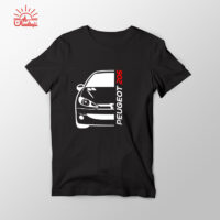 تیشرت مشکی پژو 206