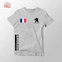 تیشرت طوسی پژو