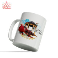 ماگ سفید طرح شب یلدا