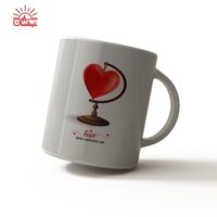 ماگ سفید عشق