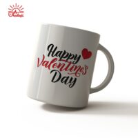 ماگ سفید ولنتاین