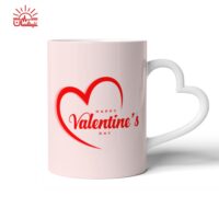 ماگ دسته قلبی ولنتاین