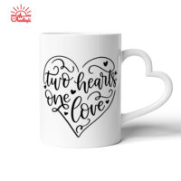 ماگ دسته قلبی love heart