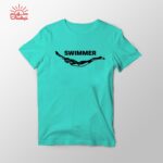 تیشرت فیروزه ای شنا