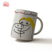 ماگ سفید مادر
