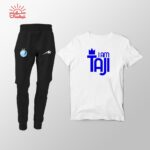 ست تیشرت سفید و اسلش استقلال