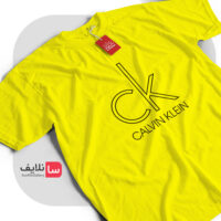 تیشرت زرد برند Calvin Klein (CK)
