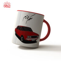 ماگ دسته رنگی پیکان